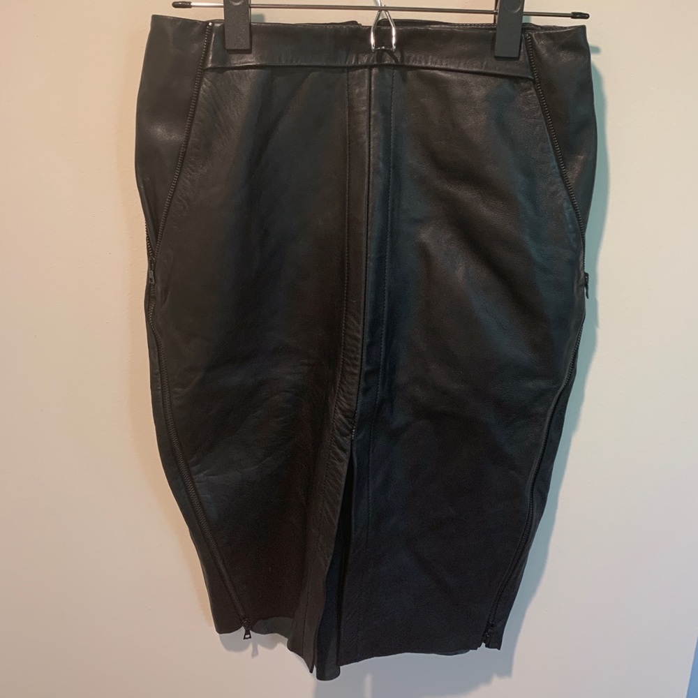 Dion lee leather skirt